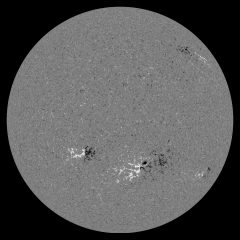 Image of Sun's magnetic field