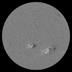 Image of Sun's magnetic field