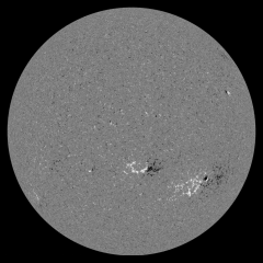 Image of Sun's magnetic field