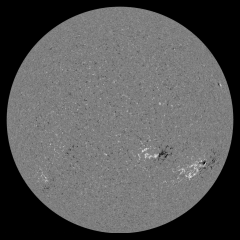 Image of Sun's magnetic field