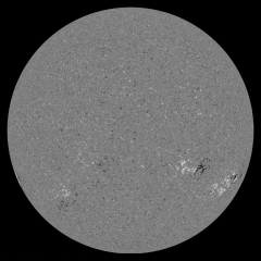 Image of Sun's magnetic field