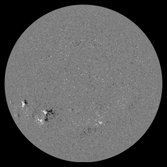 Image of Sun's magnetic field