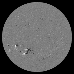 Image of Sun's magnetic field