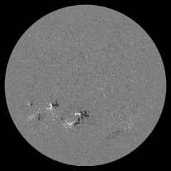 Image of Sun's magnetic field