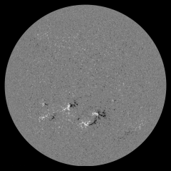 Image of Sun's magnetic field