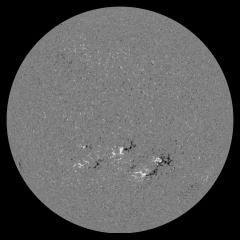 Image of Sun's magnetic field