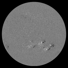 Image of Sun's magnetic field