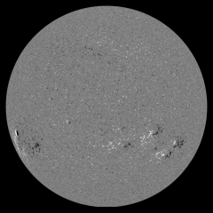 Image of Sun's magnetic field