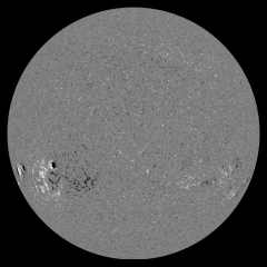 Image of Sun's magnetic field