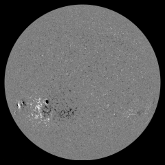 Image of Sun's magnetic field