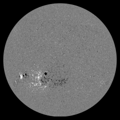 Image of Sun's magnetic field