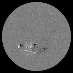 Image of Sun's magnetic field