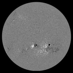 Image of Sun's magnetic field