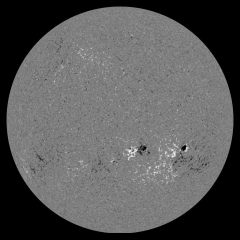 Image of Sun's magnetic field