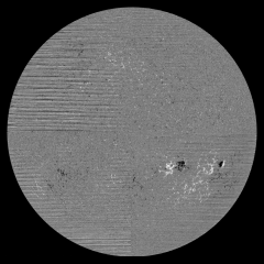 Image of Sun's magnetic field