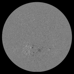 Image of Sun's magnetic field