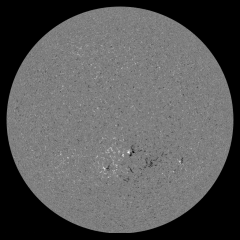 Image of Sun's magnetic field