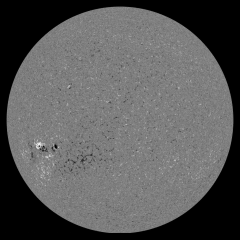 Image of Sun's magnetic field