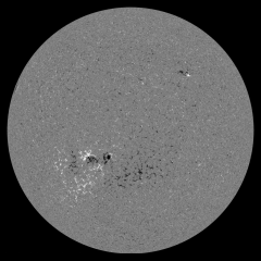 Image of Sun's magnetic field