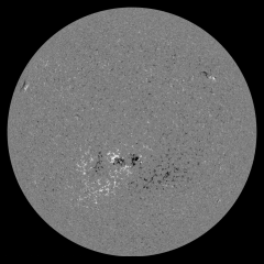 Image of Sun's magnetic field