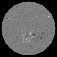 Image of Sun's magnetic field