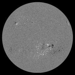 Image of Sun's magnetic field