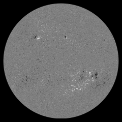 Image of Sun's magnetic field