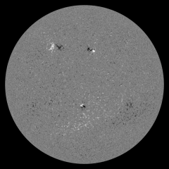 Image of Sun's magnetic field