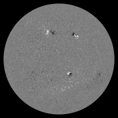 Image of Sun's magnetic field