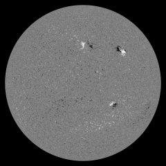 Image of Sun's magnetic field