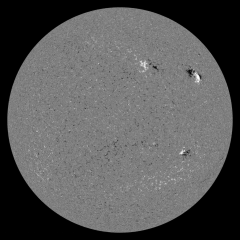 Image of Sun's magnetic field