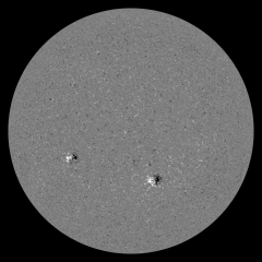 Image of Sun's magnetic field