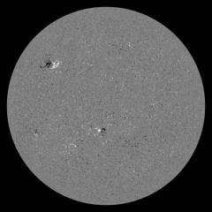 Image of Sun's magnetic field