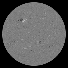 Image of Sun's magnetic field