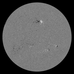 Image of Sun's magnetic field