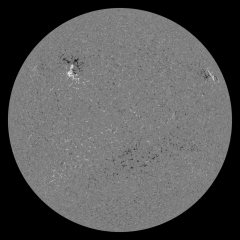 Image of Sun's magnetic field