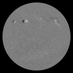 Image of Sun's magnetic field