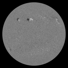 Image of Sun's magnetic field