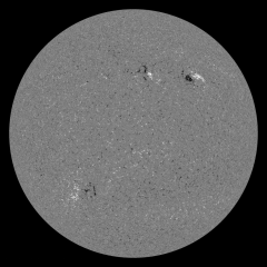 Image of Sun's magnetic field