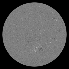 Image of Sun's magnetic field