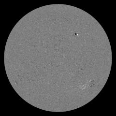 Image of Sun's magnetic field