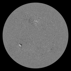 Image of Sun's magnetic field