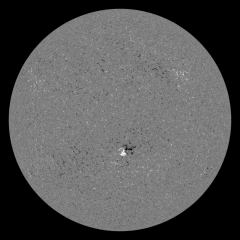 Image of Sun's magnetic field