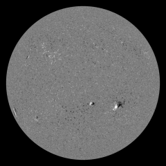 Image of Sun's magnetic field