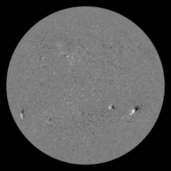 Image of Sun's magnetic field