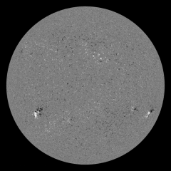 Image of Sun's magnetic field