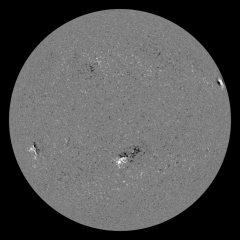 Image of Sun's magnetic field