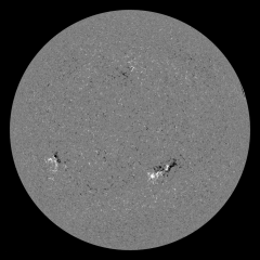 Image of Sun's magnetic field