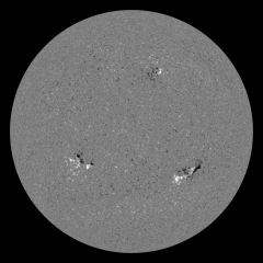 Image of Sun's magnetic field