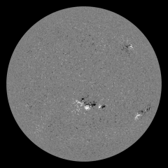 Image of Sun's magnetic field